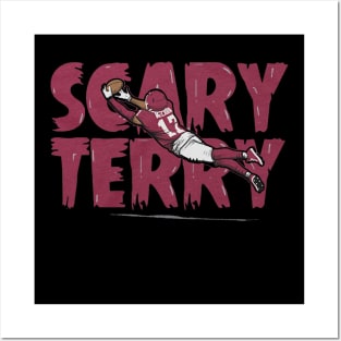 Terry Mclaurin Scary Posters and Art